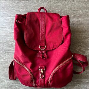 Luxury Japanese Brand - Firano Women's RedBackpack (Multiple pockets!)